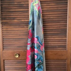 Floral Silk Scarf